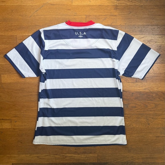 Vintage Umbro USA Soccer Striped Jersey - Picture 4 of 6